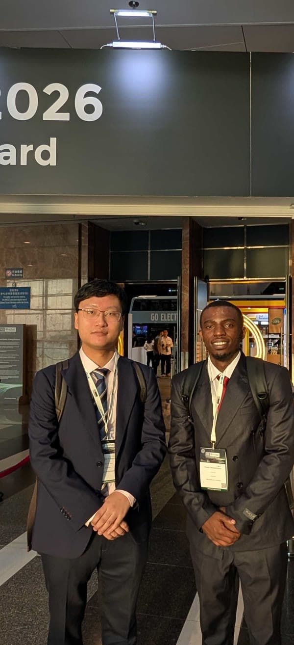Two Unibloom team members at HK Green Week
